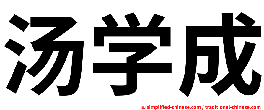 汤学成