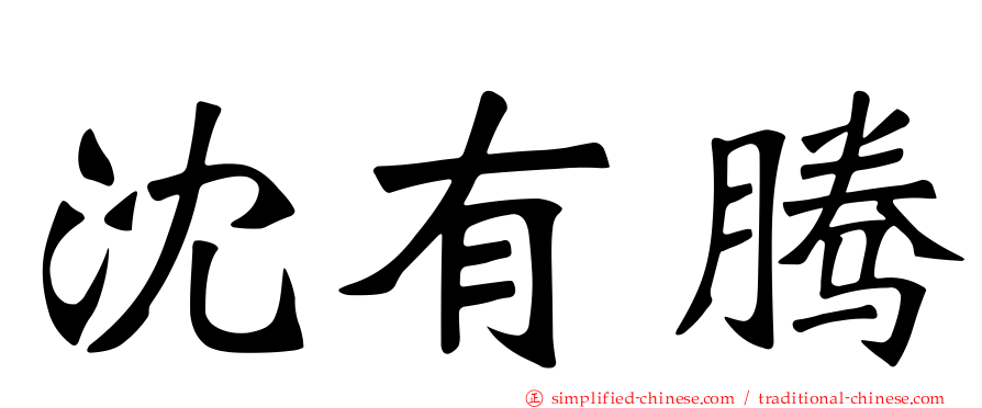 沈有腾