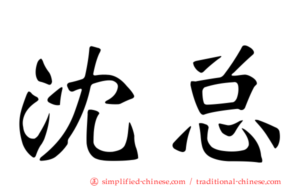 沈总