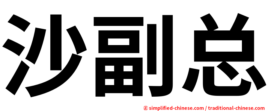沙副总