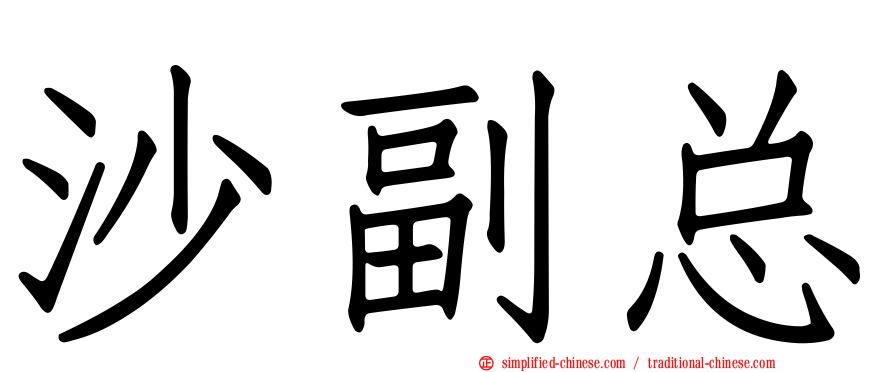 沙副总
