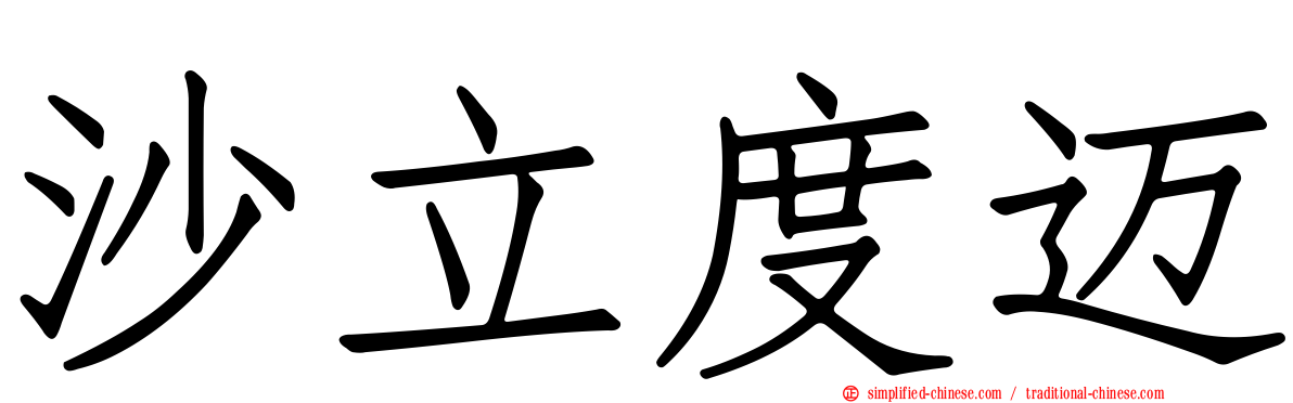 沙立度迈