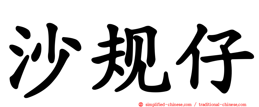 沙规仔