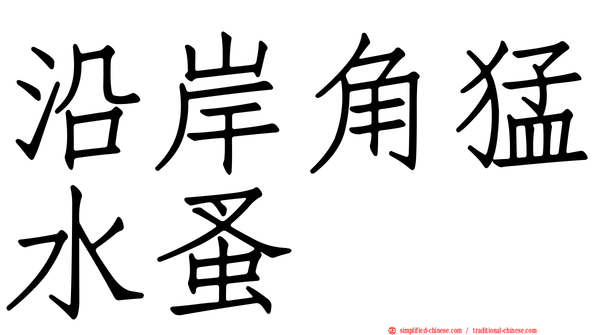 沿岸角猛水蚤