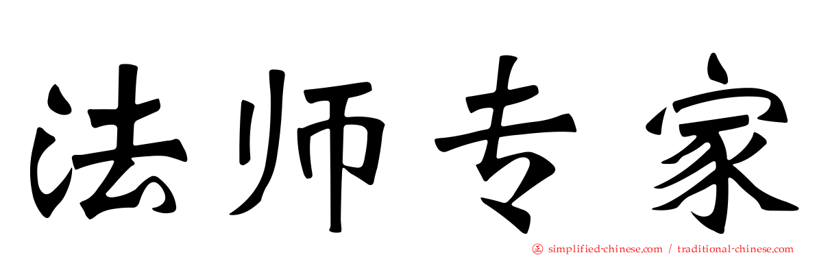 法师专家