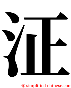 泟 serif font