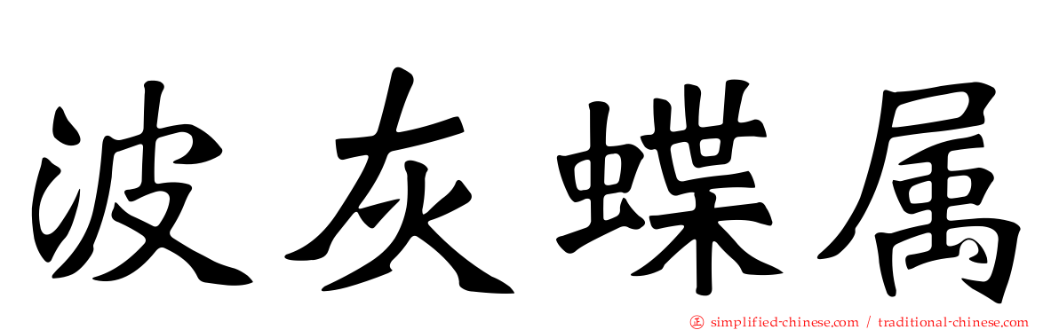 波灰蝶属