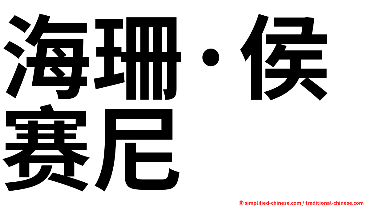 海珊·侯赛尼