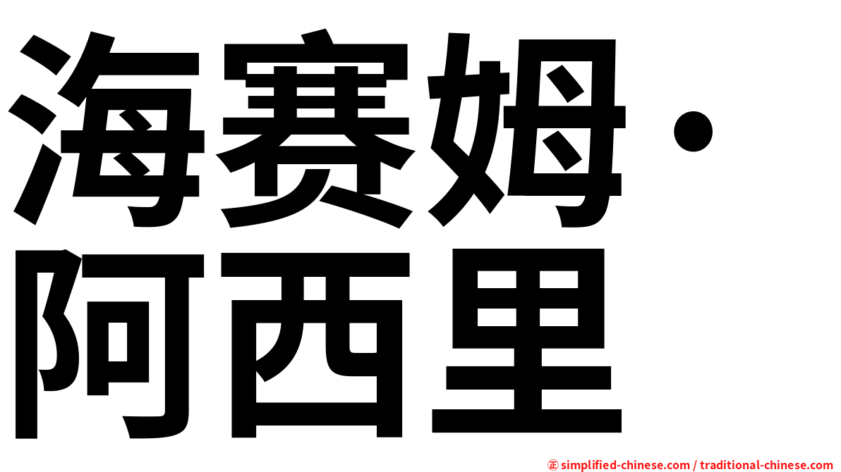 海赛姆·阿西里