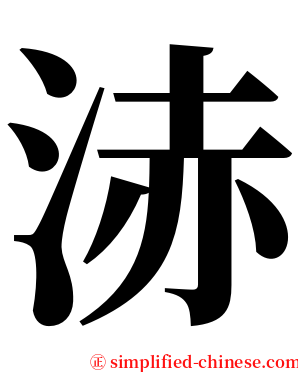 浾 serif font