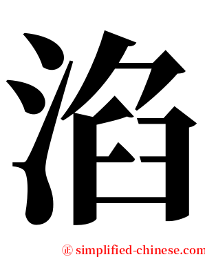 淊 serif font
