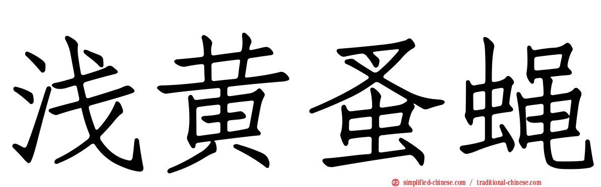 浅黄蚤蝇