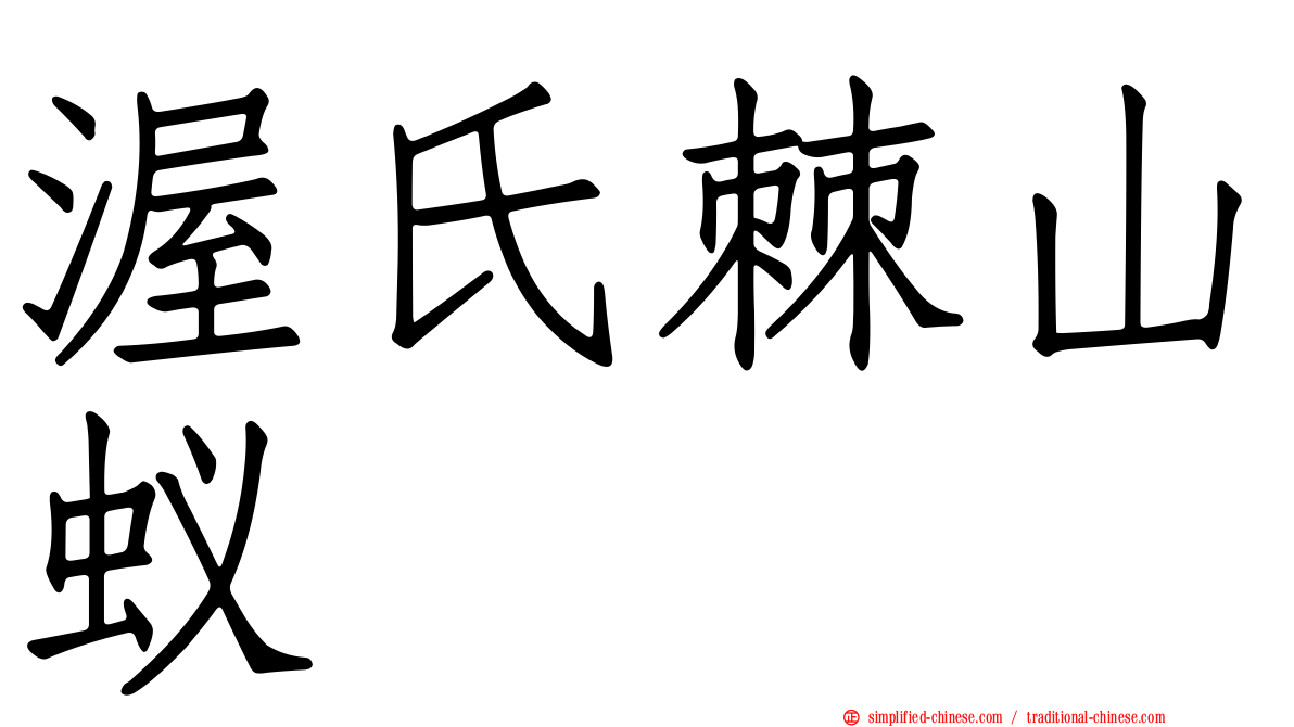 渥氏棘山蚁