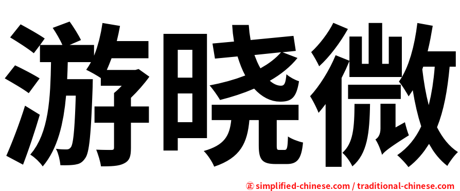 游晓微