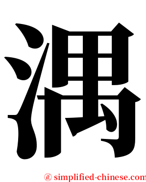 湡 serif font