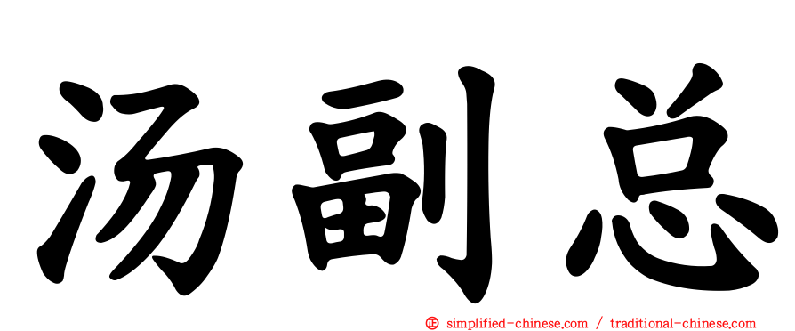 汤副总