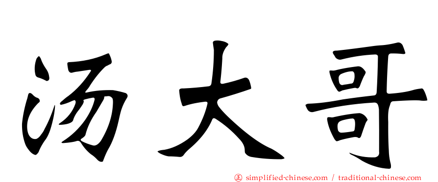 汤大哥