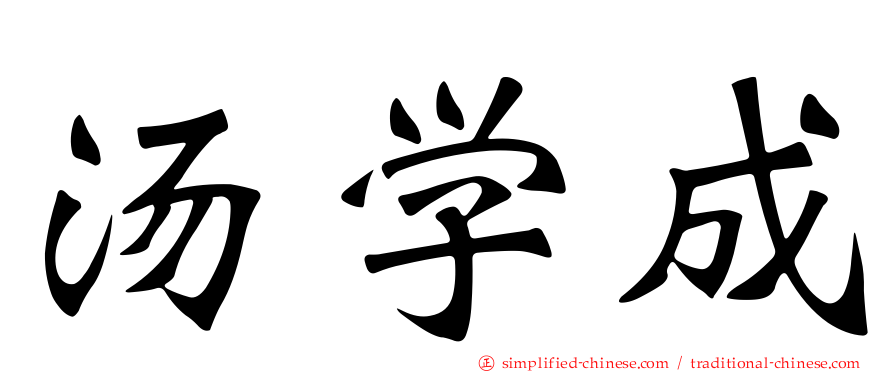 汤学成