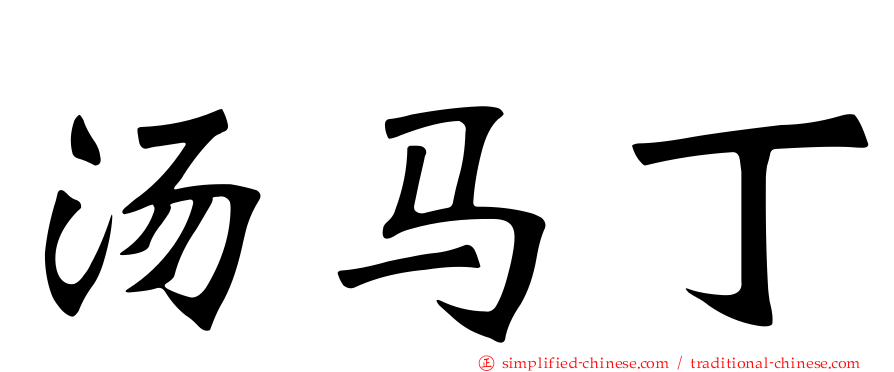 汤马丁