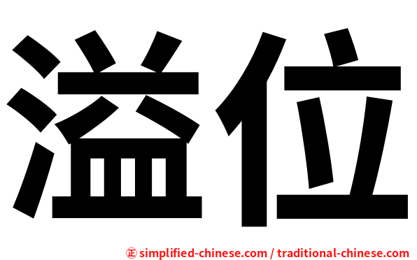 溢位