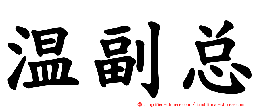 温副总