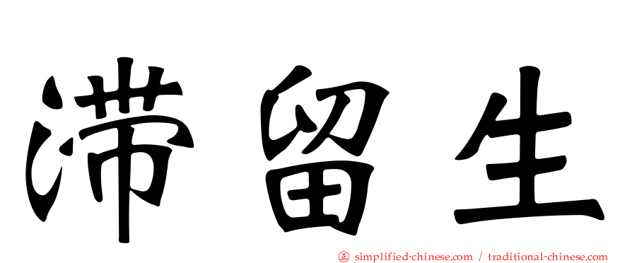 滞留生