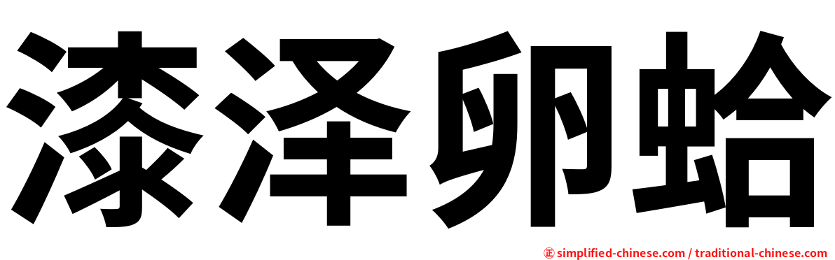 漆泽卵蛤