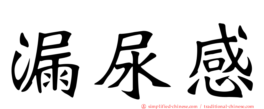 漏尿感