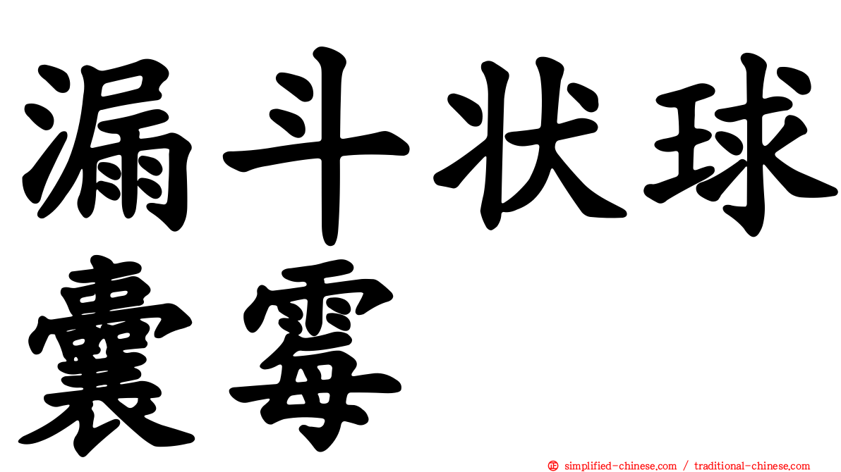 漏斗状球囊霉