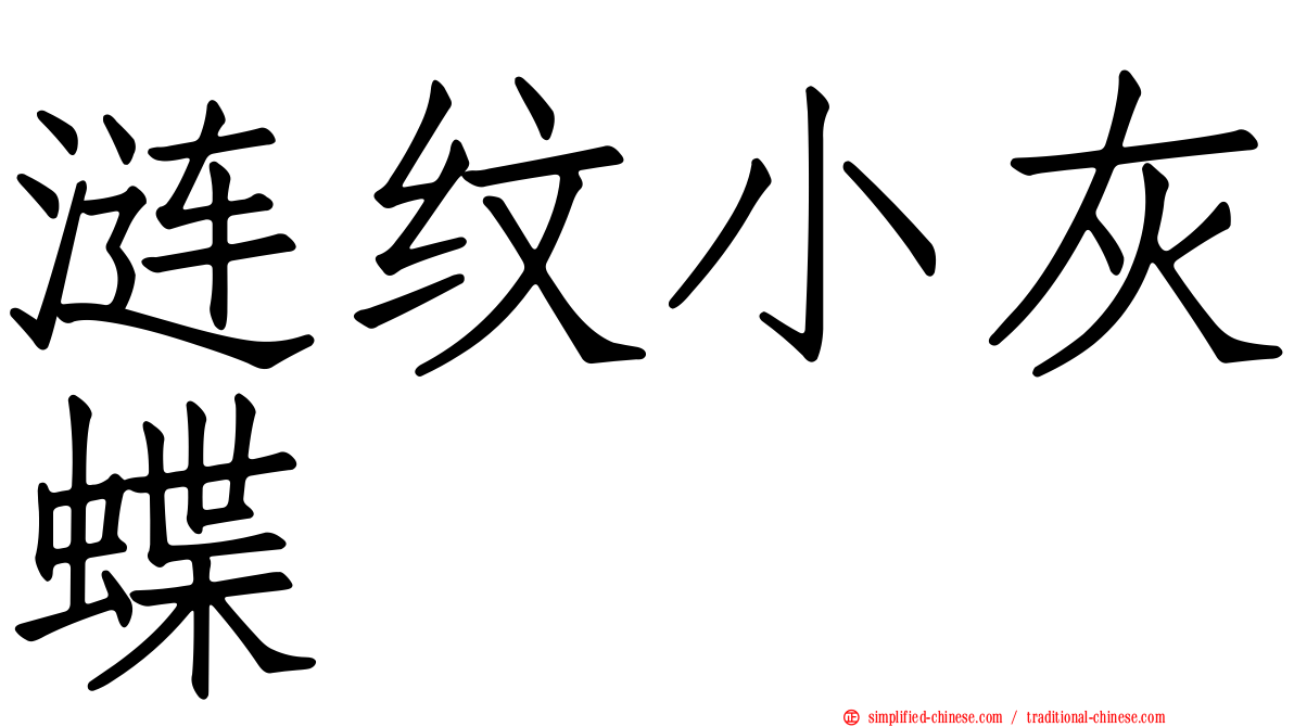 涟纹小灰蝶