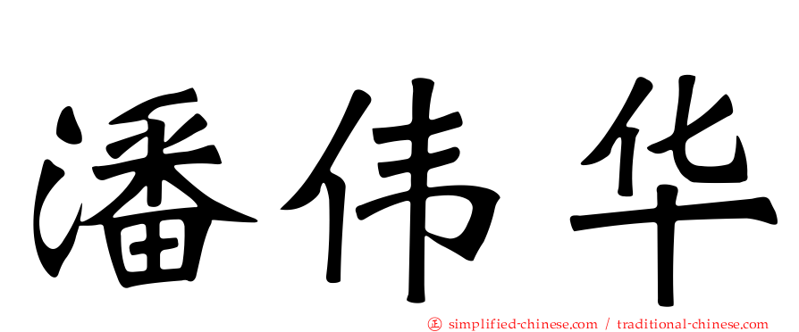潘伟华