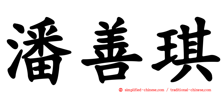 潘善琪