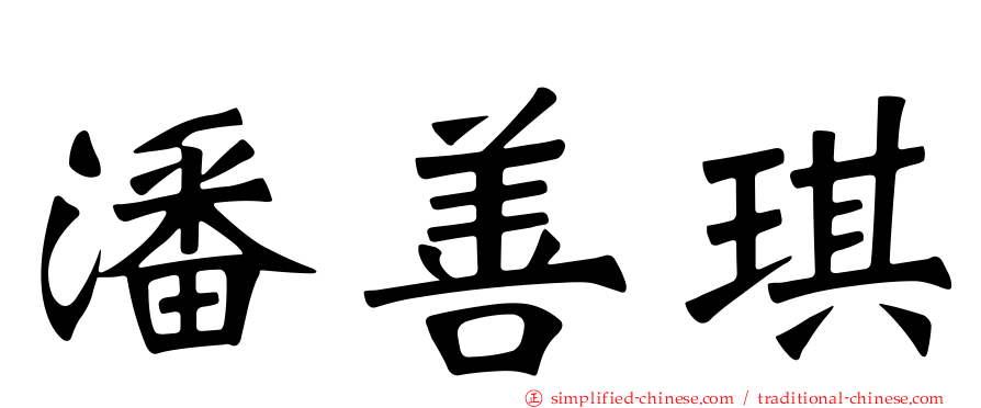 潘善琪