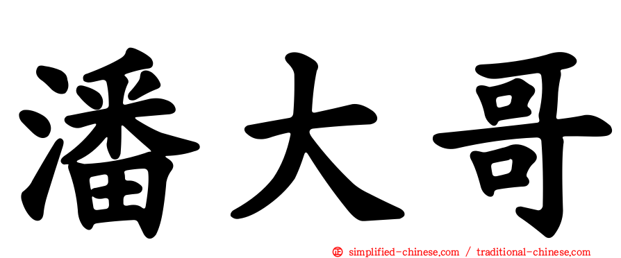 潘大哥