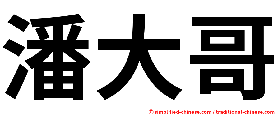 潘大哥
