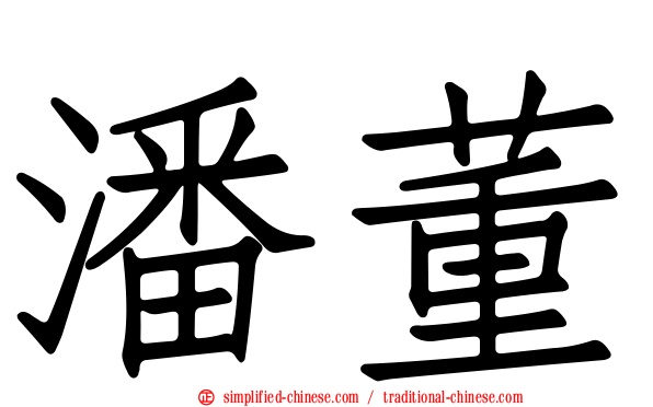 潘董