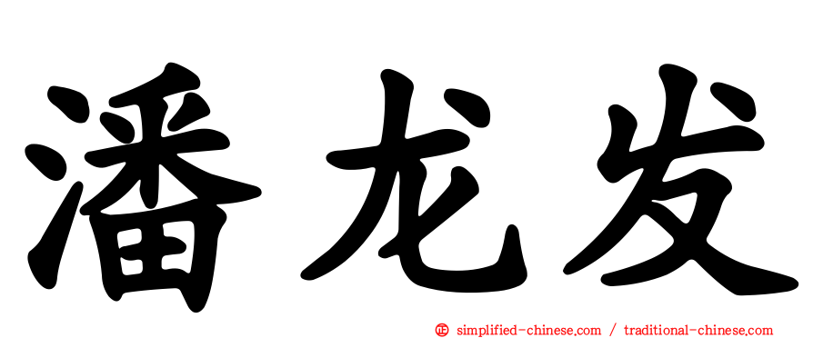 潘龙发