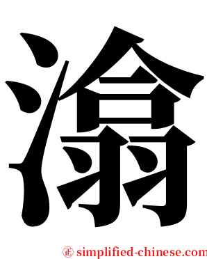 潝 serif font