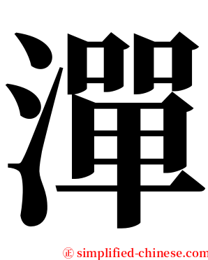 潬 serif font