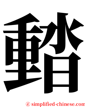 濌 serif font