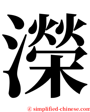 濚 serif font