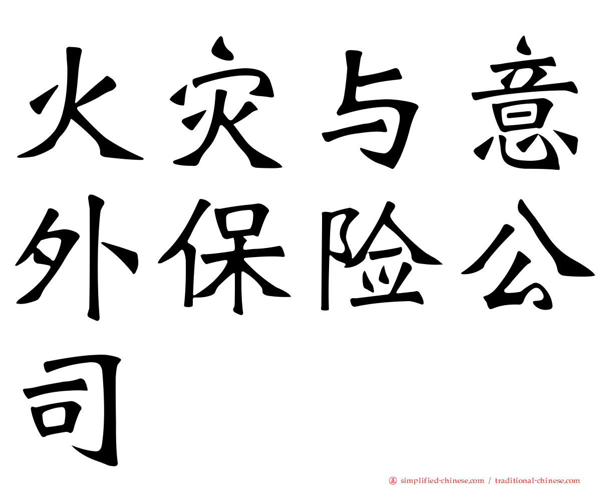火灾与意外保险公司