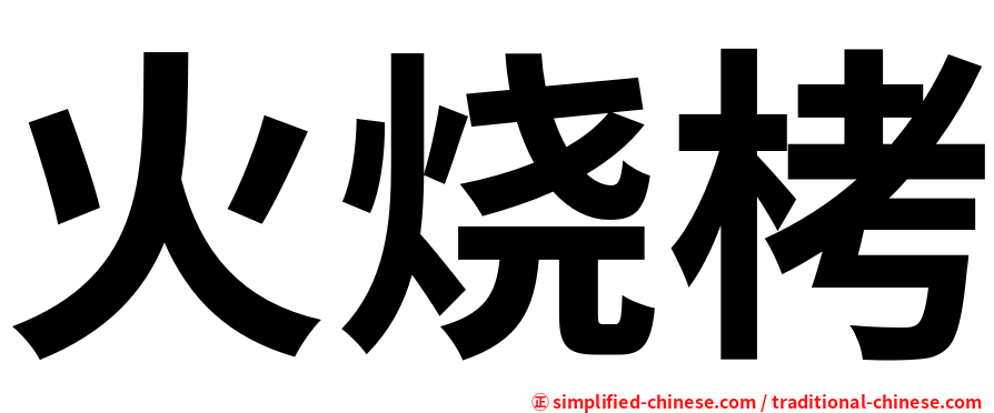 火烧栲