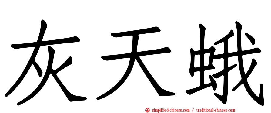 灰天蛾