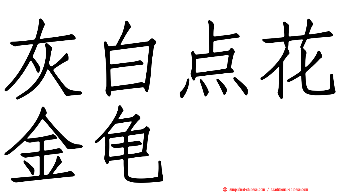 灰白点花金龟