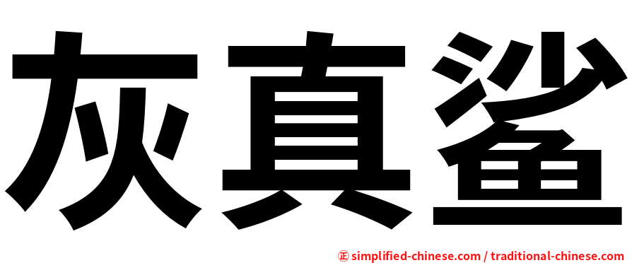 灰真鲨