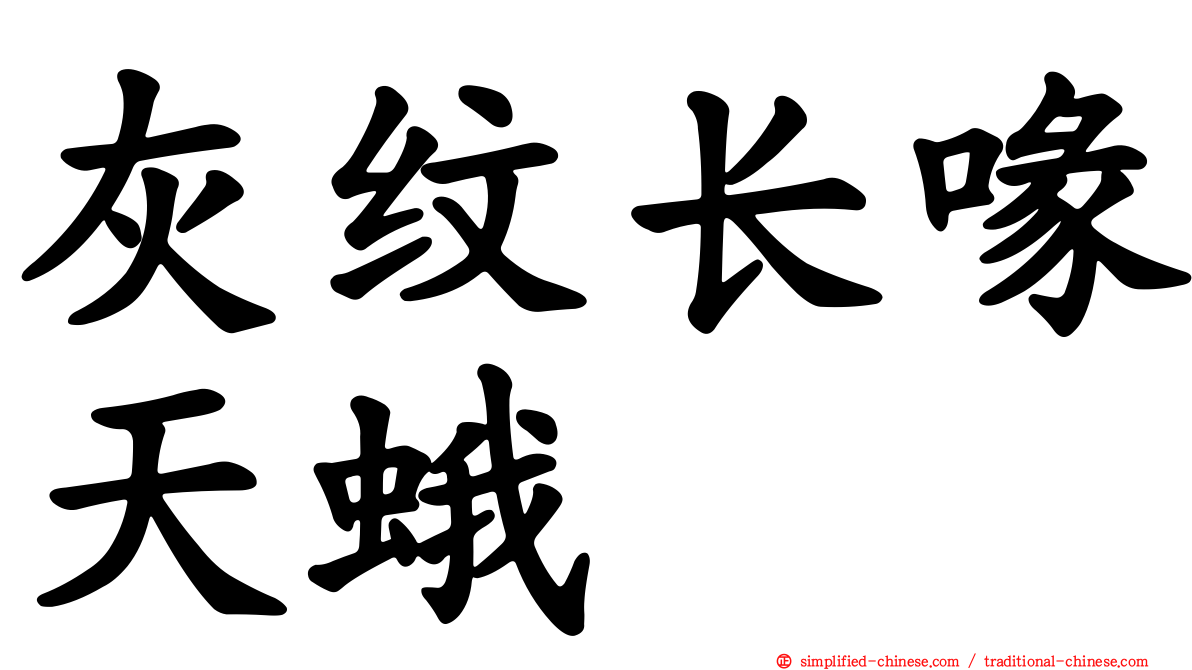灰纹长喙天蛾