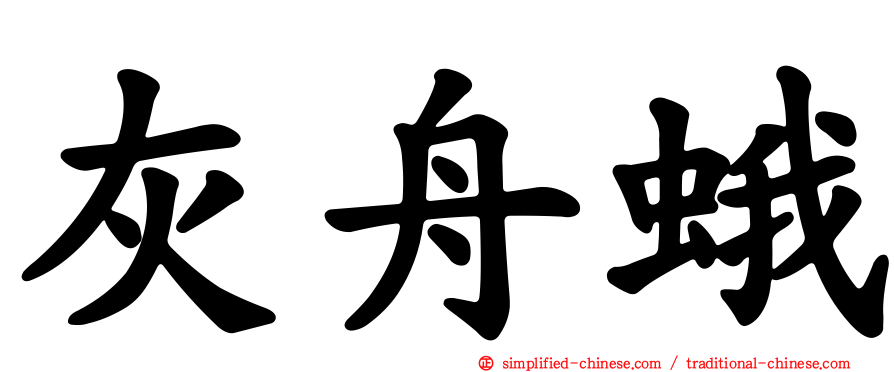 灰舟蛾