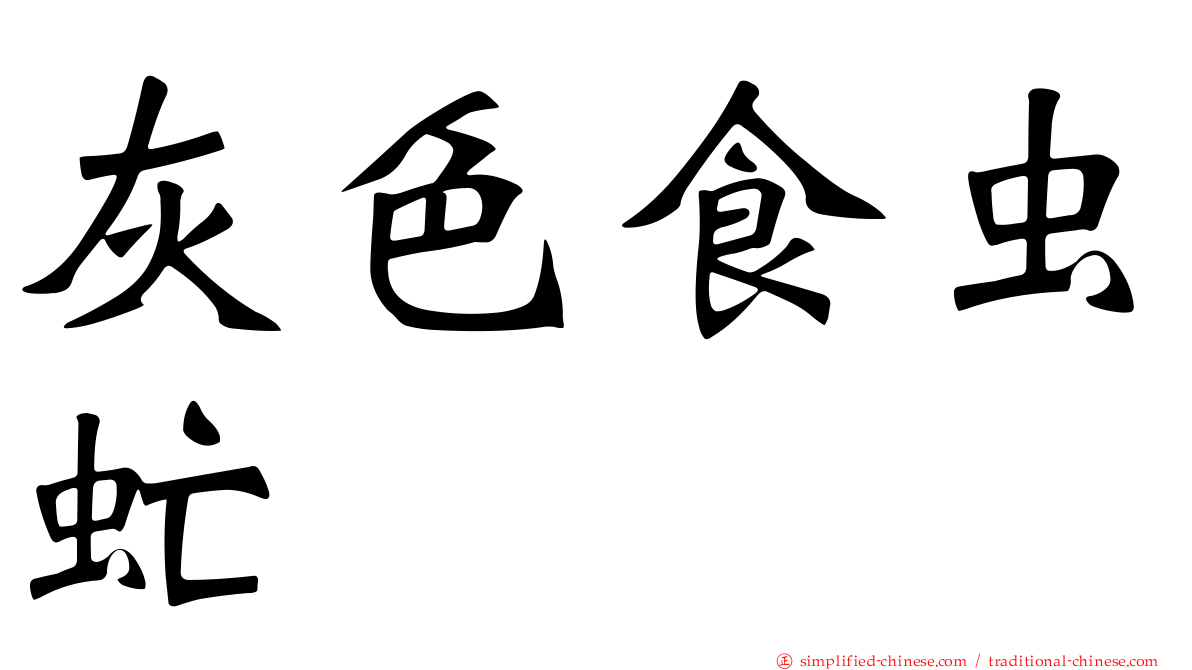 灰色食虫虻