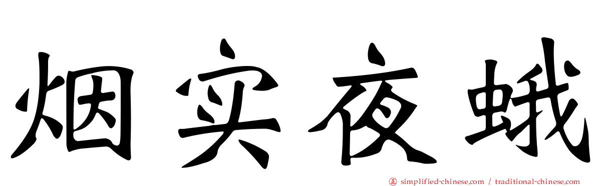 烟实夜蛾